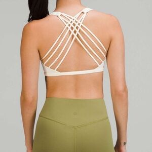 Lululemon Free to Be Bra Size 12 Faint Yellow No Padding 2024